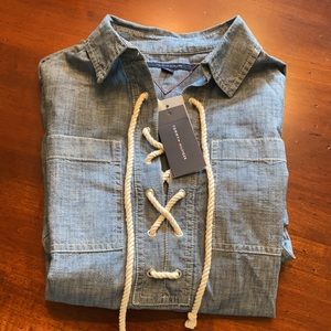 Tommy Hilfiger Chambray Top